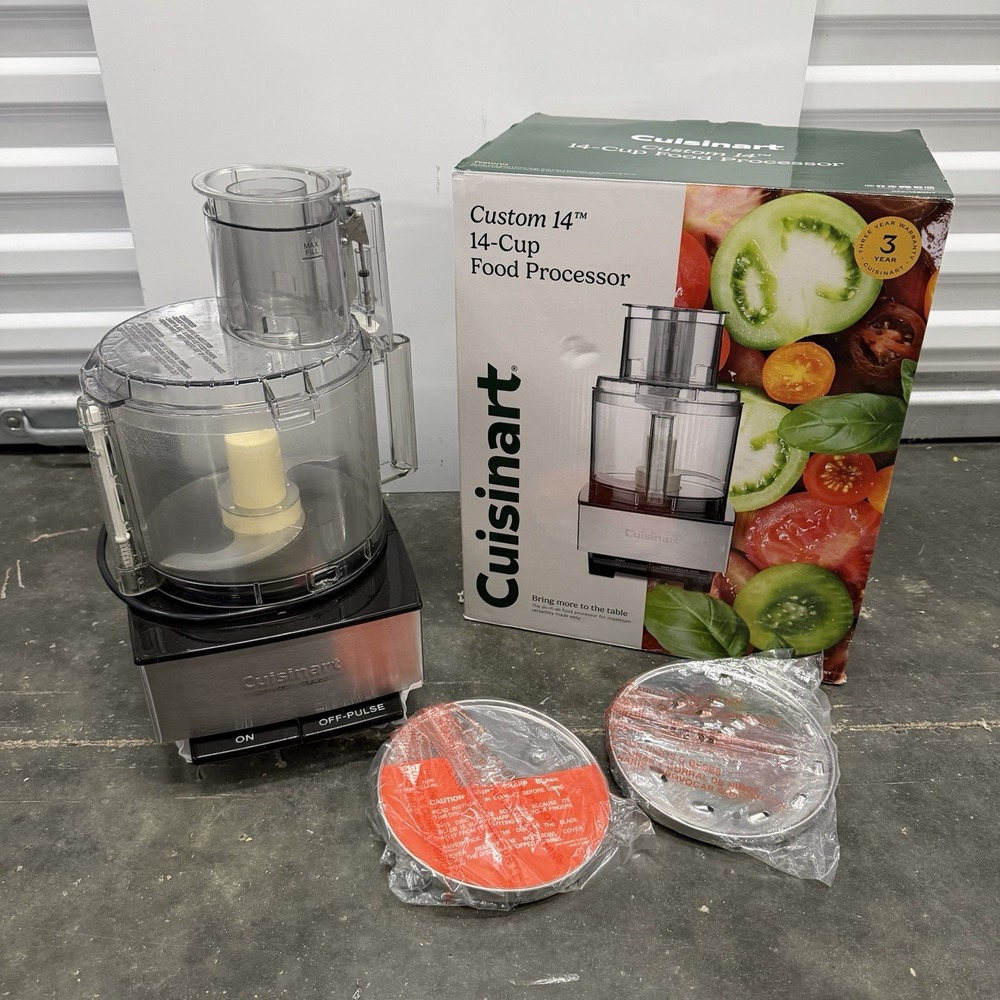 Cuisinart 14-Cup Large Food Processor with 720 Watt Motor in Stainless Steel